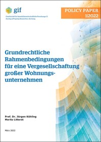 gif Policy Paper zur Sozialisierung von Wohnungsunternehmen