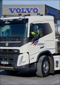 Vollelektrischer Transportbetonmischer