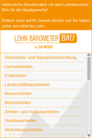 Lohnbarometer BAU