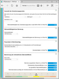 Online-Tool zur energetischen Vordimensionierung von vorgehängten hinterlüfteten Fassaden