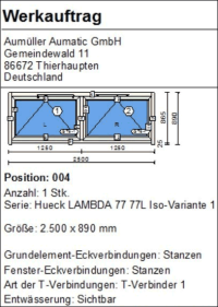 Kettenantriebe von Aumüller Aumatic in die Fensterbausoftware LogiKal integriert