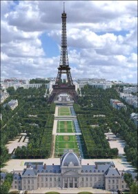 Weltweit größtes, detailreiches BIM-Modell umfasst 2,4 km² rund um den Eiffelturm