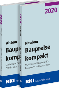 Neue statistische Baupreise 2020 für Neu- und Altbau vom BKI in einem kompakten Format