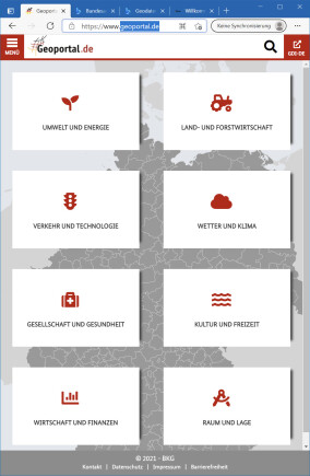 Geoportal 2.0: umfangreicher, bedienderfreundlicher, kombinierbare Karteninhalte