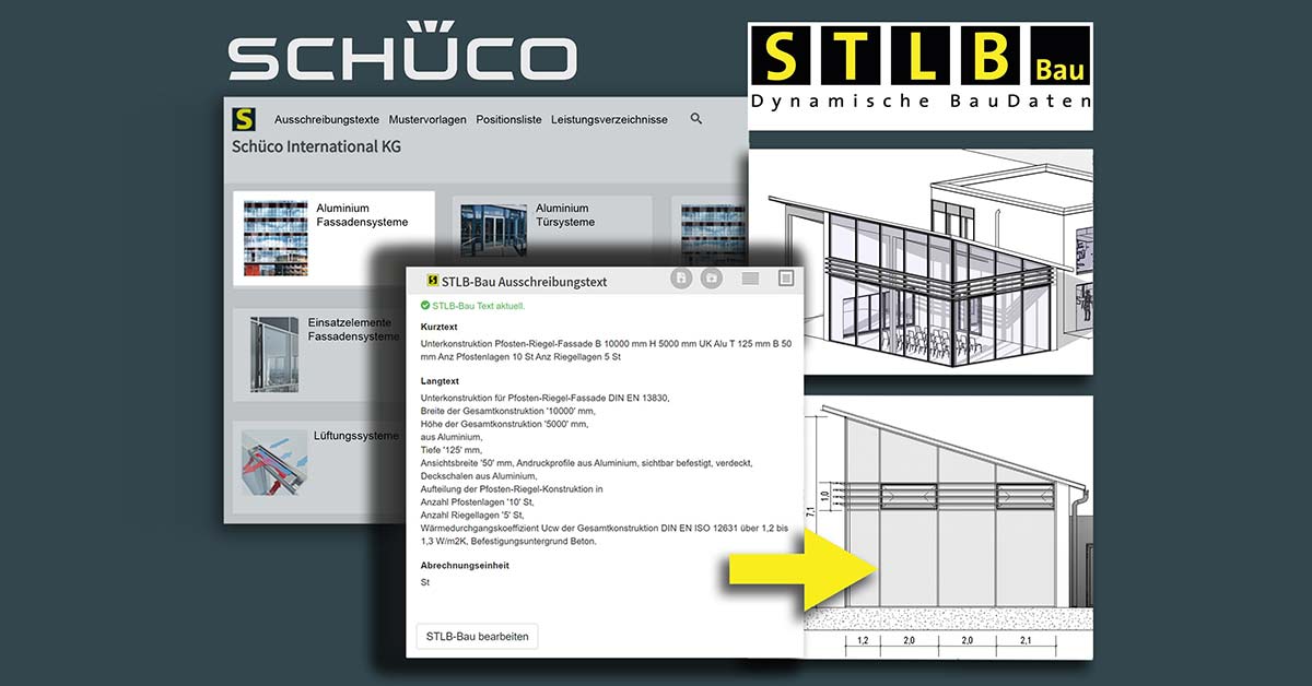 Neutrale Ausschreibungstexte für STLBBau von Schüco