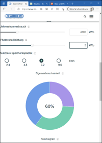 Neuer Solarplaner (PV) von Zewotherm online
