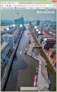 Architektur aus der Vogelperspektive: hochauflösende 360°-Fotos von der HafenCity Hamburg