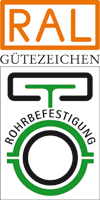 Logo RAL Gütegmeinschaft Rohrbefestigung e.V.