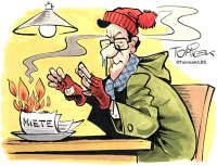 vom 1. Oktober bis 30. April Vermieter in der Heizpflicht