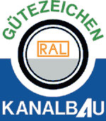 Kanalbau. Abwasserleitungen, Abwasserkanäle, RAL Deutsches Institut für Gütesicherung und Kennzeichnung