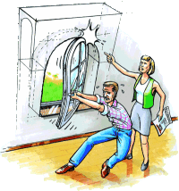 Rundbogen-Rollladenkasten mit Fenster-Öffnungs-Garantie