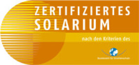 Siegel "Zertifiziertes Solarium"