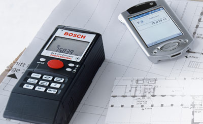 Aufmaß, Vermessung, Laser-Entfernungsmesser, Bluetooth-Schnittstelle, Entfernungsmessung, Maler, Gebäudereiniger, Bodenleger, Handwerker, Flächenmaße, Gebäudevermessung, Längenmessung