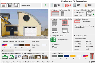 Garagentor, Garagentore, Schwingtor, Sectionaltor, Schwingtore, Sectionaltore, Sektionaltor, Sektionaltore, Fenster, Garagentor-Konfigurator, Tor, Tore, Tortyp, Torgröße, Torfarbe