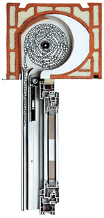 Rollladenkästen, Rollladen, Rollladenkasten-System, Rollläden, Abdunklung, Rollladenkasten, Mauer, Roka-Lith, Ziegel-Rollladenkasten