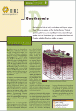 Geothermie, Erdwärme, Wärmeversorgung, Stromversorgung, Wärmepumpen, Erdsonden, Erdsonde, hydrothermale Geothermie, Thermalwasser, Hot-Dry-Rock, Heißwasser