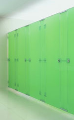 Toilettenanlage, Trennwandsystem, WC-Wände, Toilettenwände, öffentliche Toilette, Nassraum, Trennwandsysteme, Sanitärraumlösung, Wände, WC-Wand, Toilettenwand, Wande