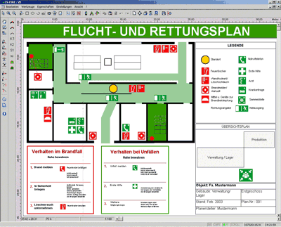 Fluchtweg, Rettungsweg, Arbeitsstätten-Verordnung, Fluchtwegeplan, Fluchtwege, Rettungswege, Rettungswegeplan, Fluchtwegepläne, Arbeitsschutzgesetz, Rettungswegepläne