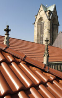 Moderne Großflächenziegel - kein Hindernis für die Denkmalpflege