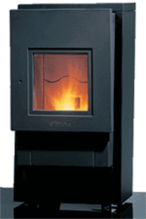 Pellets im Kaminofen oder Kachelofen -  mit Flammenspiel und viel Wärme