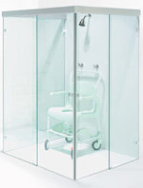 Glasveredelung Dillingen zeigt barrierefreies Bad-Design aus Glas