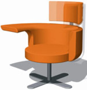 Auf neuem hotspot Loungechair komfortabel ins Web gehen