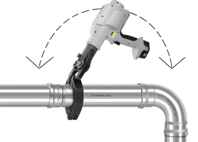 Sanitärinstallation, Edelstahlrohr, Pressringe, Gelenkzugbacke, Viega, Rohrleitung, Edelstahlrohre, Fittings, Fitting, Druckprobe, Dichtheitsprüfung, Trinkwasser, Gas