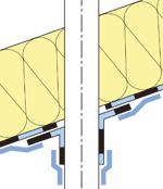 Rohrdurchführung, Dachdurchführung, luftdicht, Dachgeschoss, Dachausbau, Luftdicht-Dämmsystem LDS, Luftdichtungsmanschette, Luftdichtungsmanschetten, Unterspannbahn, Dampfbremse, Unterspannbahnen, Dampfbremsen