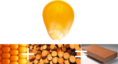 Naturdämmstoff, Naturdämmstoffe, Holzfaserdämmplatte, Dämmstoff, Dämmstoffe aus nachwachsenden Rohstoffen, ökologische Dämmplatte,Maisstärke, natureplus