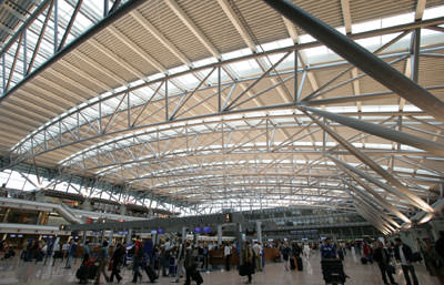 Hamburgs Airport, Architekturbüro von Gerkan, Marg und Partner, Flughafen Hamburg