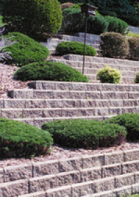 Hohlkammersystem für z.B. dekorative Stützwände im Landschaftsbau