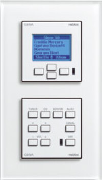 Revox Multiroom-System von Gira in die Schalterwelt integriert