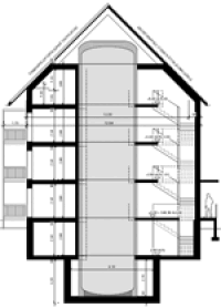 Zigtausend Liter-Speicher für ausschließlich solar beheizte Häuser