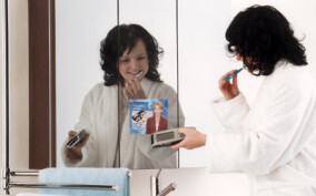 Morgenmagazin und Morgentoilette ideal kombiniert