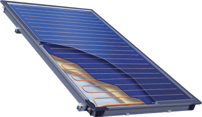 Buderus Logasol SKS 4.0, Sonnenkollektor, Flachkollektor, Solarkollektor, Flachkollektoren, Sonnenkollektoren, Solarkollektoren, Hochleistungs-Flachkollektor, Kupfer-Vollflächenabsorber, Trinkwassererwärmung, Heizungsunterstützung
