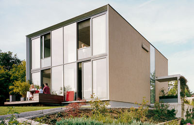 Architektur-Wettbewerb HÄUSER AWARD 2006, ausgezeichnete Einfamilienhäuser, ausgezeichnetes Einfamilienhaus, Architekturbüros, Schüco, Verband Privater Bauherren, VPB, kostengünstiges Wohnhaus, individueller Wohnbau, Architekten