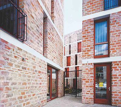 Ziegelarchitektur, Architektur, Brick Award 2006, Ziegelfassade, Architekturpreis, Ziegel, zeitgenössischen Architektur, Ziegelfassaden, geschlämmte Ziegel