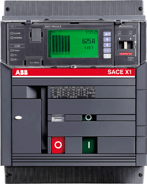 Leistungsschalter, Schutzschalter, Bemessungsstrom, Bemessungskurzzeitstrom, Emax, ABB Stotz-Kontakt, Bemessungsgrenzkurzschlussausschaltvermögen, elektronischer Auslöser, Steuerstromkreis, Schnellverdrahtungssystem, Verdrahtung