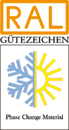 Latentwärmespeicher, Phasenwechselmaterialien, Phase Change Materials, RAL-Gütezeichen, RAL Deutsches Institut für Gütesicherung und Kennzeichnung e.V., Salzhydrate, Salzhydratmischung, PCM-Verbundstoffe