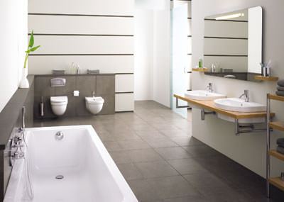 Badewanne, Badewannen, Duo-Wanne, Washpoint, Duo-Wannen, asymmetrische Badewanne, Badmöbel