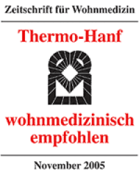 Thermo-Hanf "wohnmedizinisch empfohlen"