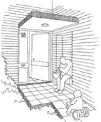 Fürs Alter Hauseingang barrierefrei planen