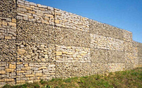 Lärmschutz durch Sandkerngabione