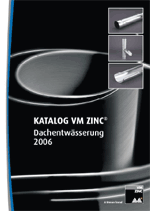 Dachrinne, Umicore Bausysteme GmbH, VM ZINC, Dachrinne aus Zink, Dachrinnen, Dachentwässerung aus Titanzink