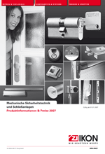 mechanische Sicherheitstechnik, Melchert, Schließanlagen, Warenwirtschaftssystem, Schließzylinder, Sicherheitstechnik, Preisliste