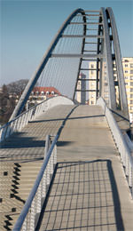 Dreiländerbrücke, Fußgängerbrücke, Radwegbrücke