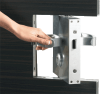 Dank Drehschloss bleibt die Hand am Drücker