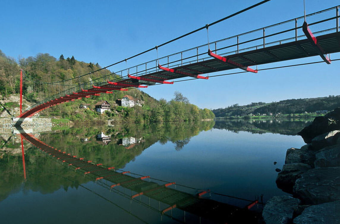 Geh- und Radwegbrücke 'Mariensteg', Dipl.-Ing. Erhard Kargel, Linz, Österreich