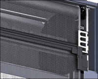 Integriertes Insektenschutzgitter ISG für Roma-Vorbaurollläden