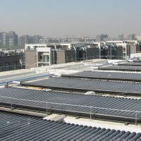 Solarthermische Großanlage fürs olympische Dorf in Peking